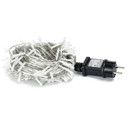 Aigostar - LED Zewnętrzny łańcuch bożonarodzeniowy 150xLED/8 funkcji 18m IP44 zimna biel