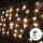 Aigostar - LED Zewnętrzny łańcuch bożonarodzeniowy 200xLED/8 funkcji 13x0,4m IP44 ciepła biel