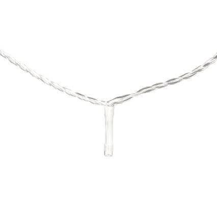 Aigostar - LED Zewnętrzny łańcuch bożonarodzeniowy 200xLED/8 funkcji 23m IP44 zimna biel