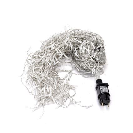 Aigostar - LED Zewnętrzny łańcuch bożonarodzeniowy 400xLED/8 funkcji 23x0,6m IP44 zimna biel