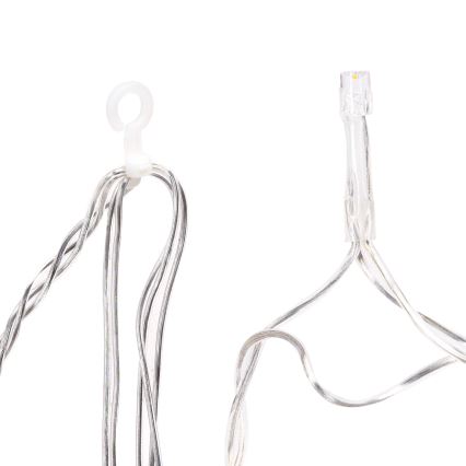 Aigostar - LED Zewnętrzny łańcuch bożonarodzeniowy 400xLED/8 funkcji 23x0,6m IP44 zimna biel