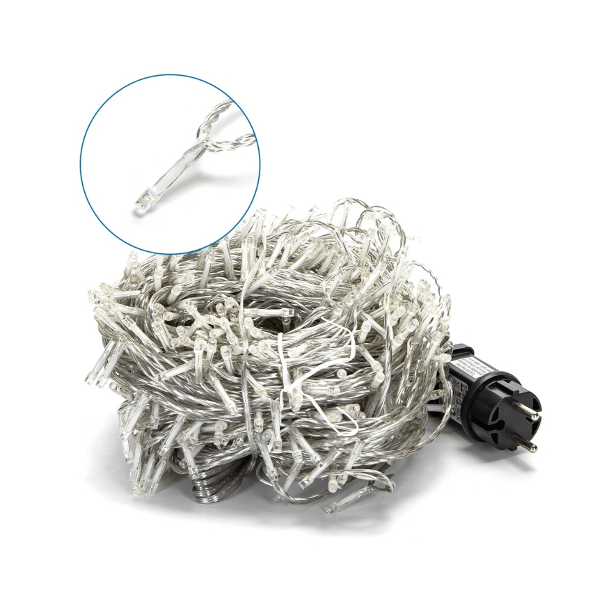 Aigostar - LED Zewnętrzny łańcuch bożonarodzeniowy 500xLED/8 funkcji 53m IP44 wielobarwny