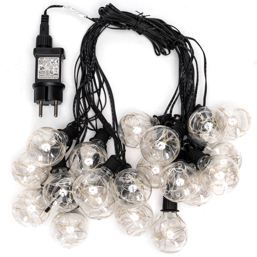 Aigostar - Girlanda świetlna LED zewnętrzna, 160 diod, 10 m, IP44, ciepła biała