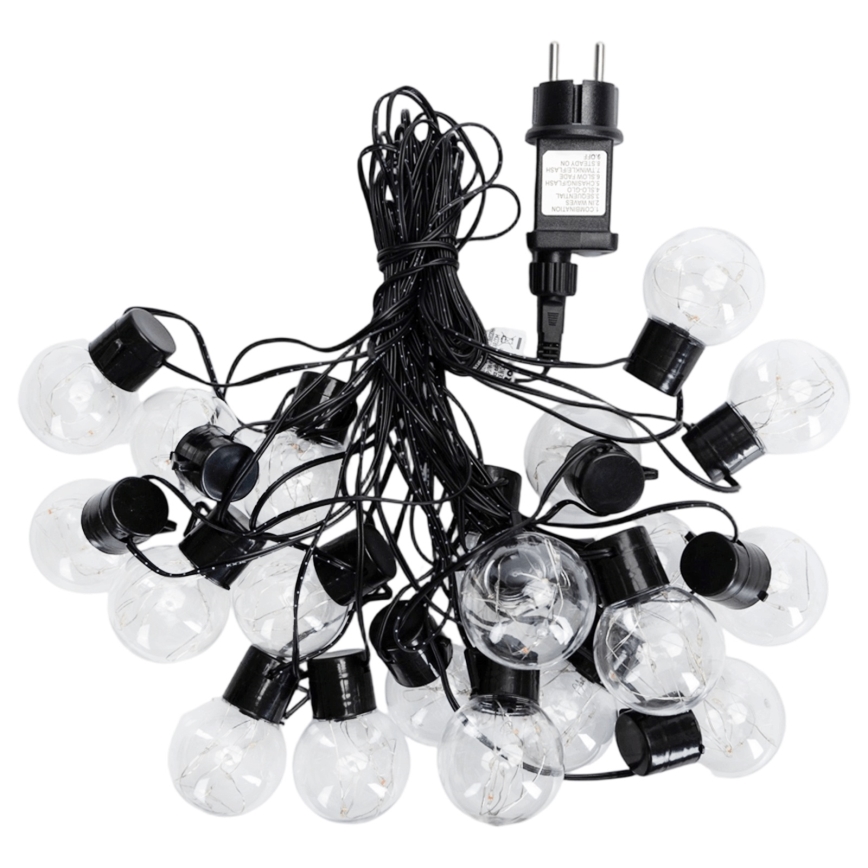 Aigostar - Girlanda świetlna LED zewnętrzna, 160 diod, 10 m, IP44, ciepła biała