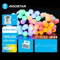 Aigostar - LED Zewnętrzny łańcuch świąteczny 100xLED/3xAA/8 funkcji 10,3 m IP44 wielokolorowy