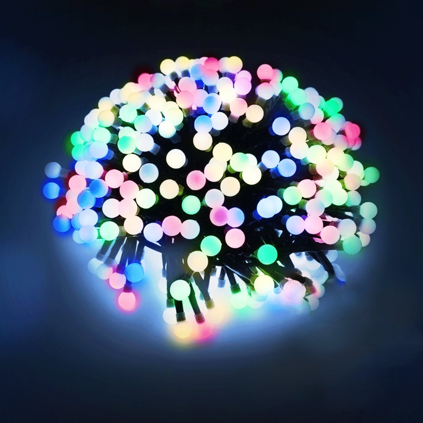Aigostar - LED Zewnętrzny łańcuch świąteczny 100xLED/8 funkcji 10,3m IP44 wielokolorowy