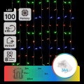Aigostar - LED Zewnętrzny łańcuch świąteczny 100xLED/8 funkcji 3xAA 4x1m IP44 wielokolorowy