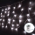 Aigostar - LED Zewnętrzny łańcuch świąteczny 100xLED/8 funkcji/3xAA 8x0,4m IP44 zimna biel