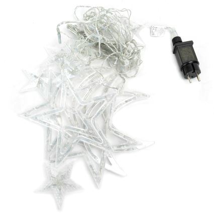 Aigostar - LED Zewnętrzny  łańcuch świetlny 120xLED/6W/230V/8 funkcji 3x0,6m IP44 zimne białe światło + pilot zdalnego sterowania