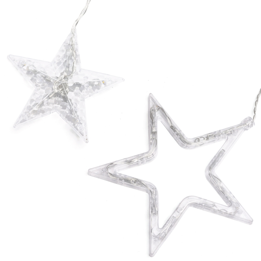 Aigostar - LED zewnętrzne lampki świąteczne 120xLED/8 funkcji 3x0,6 m IP44 ciepła biała + zdalne sterowanie