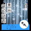 Aigostar - LED zewnętrzny łańcuch świąteczny 120xLED/8 funkcji 3x0,7m IP44 zimna biel + zdalne sterowanie