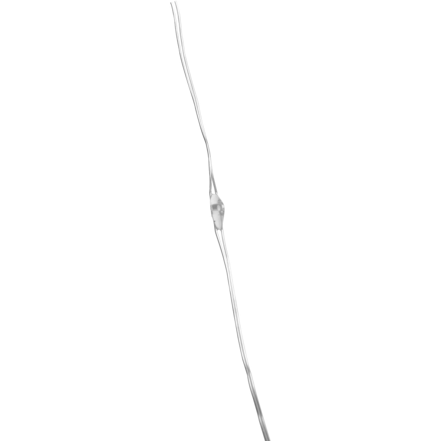 Aigostar - LED Zewnętrzny łańcuch świąteczny 150xLED/8 funkcji/3xAA 15,3m IP44 zimna biel