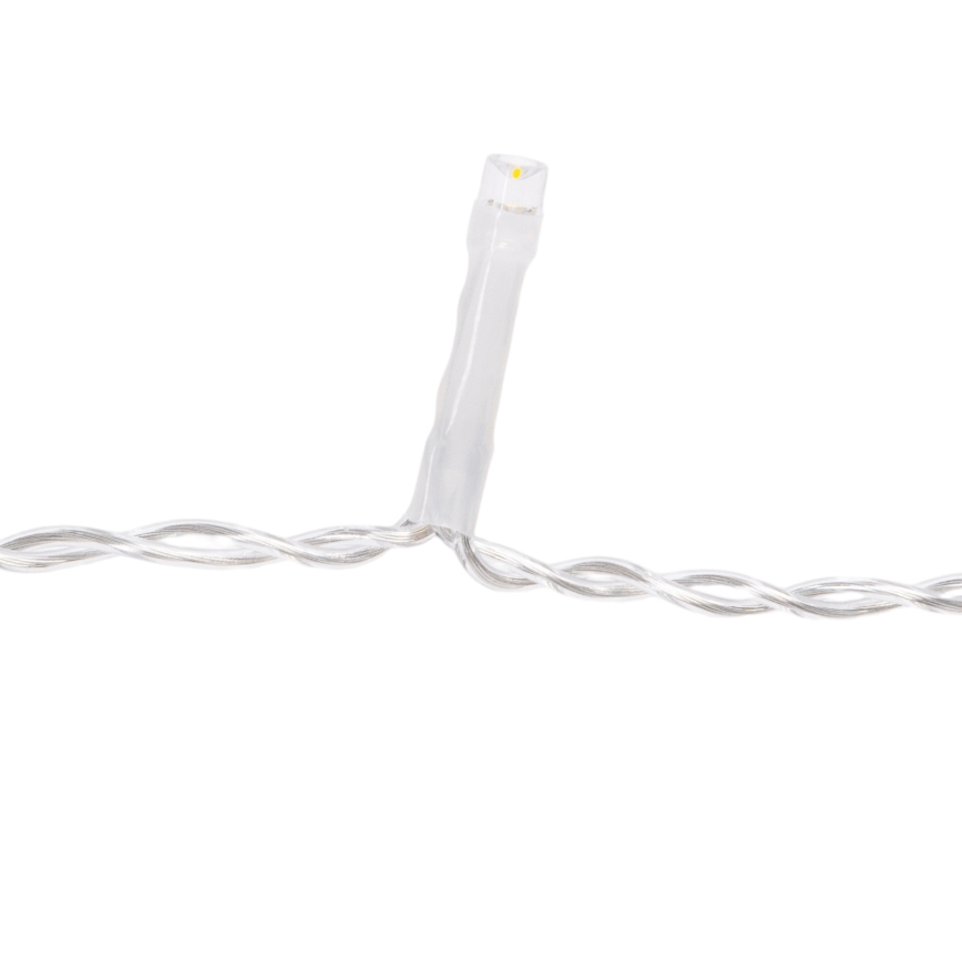 Aigostar - LED zewnętrzny łańcuch świąteczny 180 diod LED/8 funkcji 3,9x1,8m IP44 ciepła biel