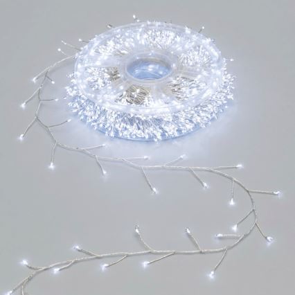 Aigostar - LED zewnętrzny łańcuch świąteczny 2000xLED/8 funkcji 53m IP44 zimna biel