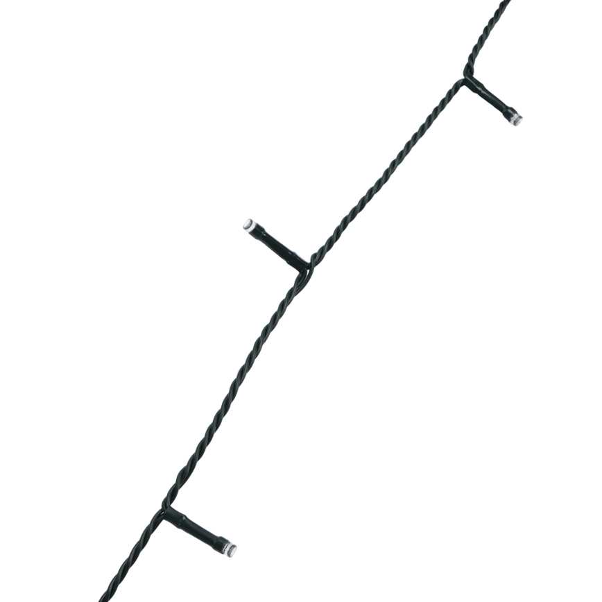 Aigostar - Zewnętrzny łańcuch świąteczny LED, 200 diod LED / 8 trybów, 20 m, IP44, zimna biel