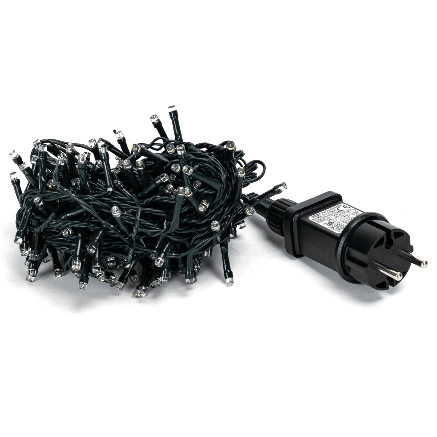 Aigostar - LED Zewnętrzny łańcuch świąteczny 200xLED/8 funkcji 13m IP44 ciepła biel