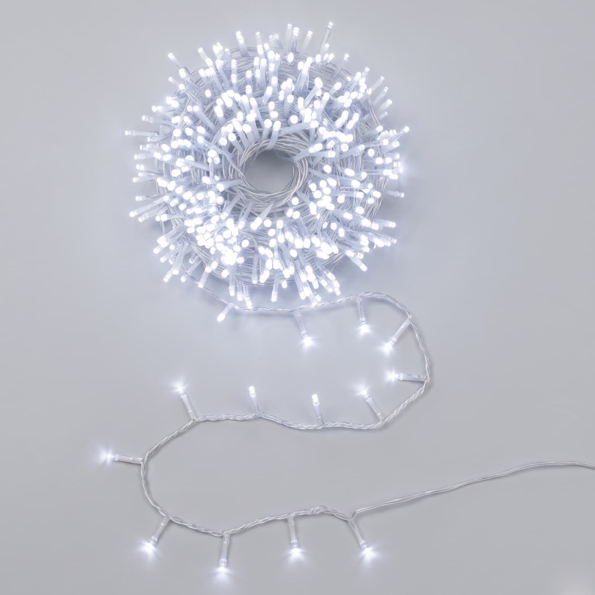 Aigostar - LED Zewnętrzny łańcuch świąteczny 200xLED/8 funkcji 13m IP44 zimna biel