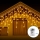 Aigostar - LED zewnętrzny łańcuch świąteczny 200xLED/8 funkcji 13x0,6m IP44 ciepła biel
