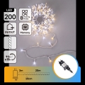 Aigostar - LED zewnętrzny łańcuch świąteczny 200xLED/8 funkcji 23m IP44 ciepłe białe/zimne białe