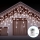 Aigostar - LED Zewnętrzny łańcuch świąteczny 200xLED/8 funkcji 3xAA 13x0,6m IP44 zimna biel