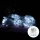 Aigostar - LED Zewnętrzny łańcuch świąteczny 200xLED/8 funkcji/3xAA 6x1,5m IP44 zimna biel