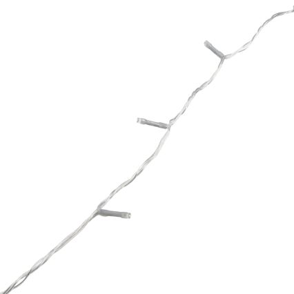 Aigostar - LED zewnętrzny łańcuch świąteczny 200xLED/8 funkcji 4xAA 20m IP44 zimna biel