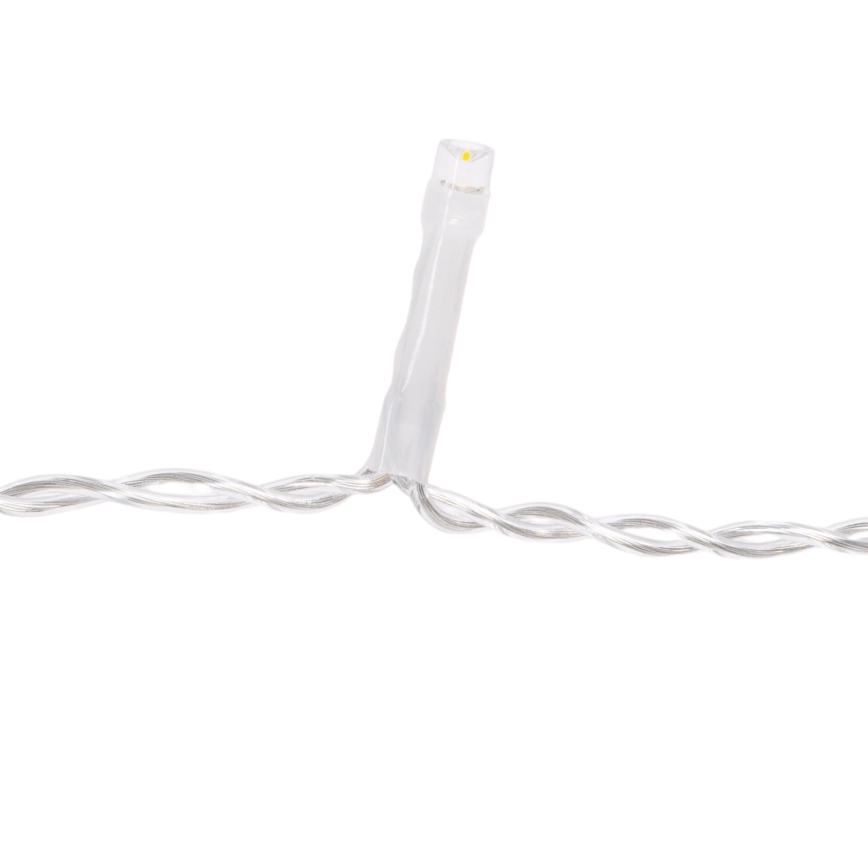 Aigostar - LED Zewnętrzny łańcuch świąteczny 300 LED/8 trybów 3xAA 18x0,6 m IP44 wielokolorowy