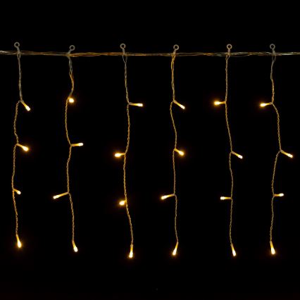 Aigostar - Zewnętrzne lampki świąteczne LED 300 LED / 8 trybów 15x0,4 m IP44 ciepła biała