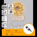 Aigostar - LED zewnętrzny łańcuch świąteczny 300xLED/8 funkcji 18m IP44 ciepła biała