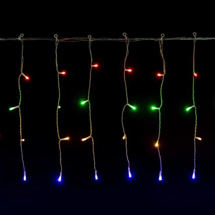 Aigostar - LED zewnętrzny łańcuch świąteczny 300xLED/8 funkcji 3xAA 18x0,4m IP44 wielokolorowy