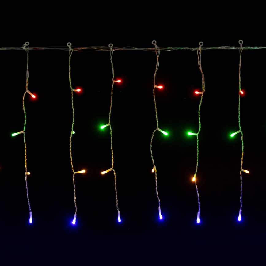 Aigostar - LED zewnętrzny łańcuch świąteczny 300xLED/8 funkcji 3xAA 18x0,4m IP44 wielokolorowy