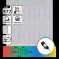 Aigostar - LED zewnętrzny łańcuch świąteczny 372xLED/8 funkcji 6x1,2m IP44 wielokolorowy