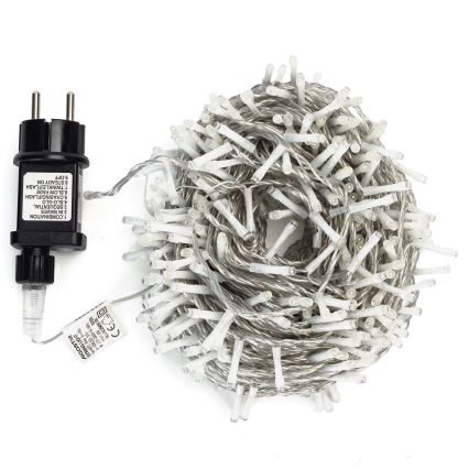 Aigostar - Zewnętrzny łańcuch świąteczny LED 400xLED/8 trybów 20 m IP44 ciepła biel
