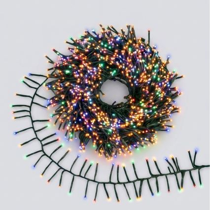 Aigostar - LED zewnętrzny łańcuch świąteczny 400xLED/8 funkcji 13m IP44 wielokolorowy