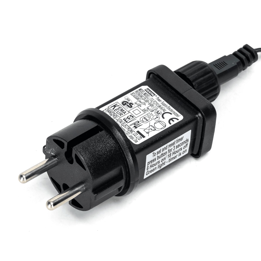 Aigostar - LED Zewnętrzny łańcuch świąteczny 400xLED/8 funkcji 23m IP44 ciepła biel