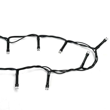 Aigostar - Zewnętrzny łańcuch świąteczny LED 400 diod/8 funkcji, zasilanie 4×AA, długość 20,3 m, IP44, wielokolorowy