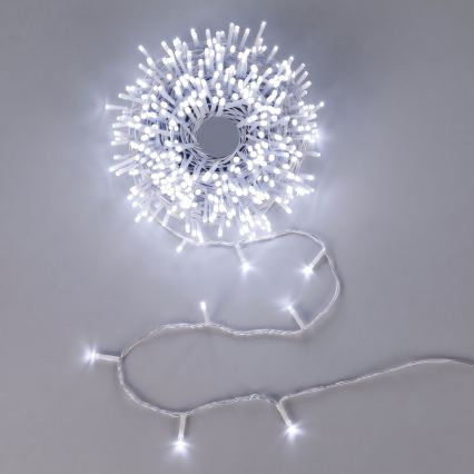 Aigostar - LED zewnętrzny łańcuch świąteczny 50xLED 5,3m IP44 zimnobiały