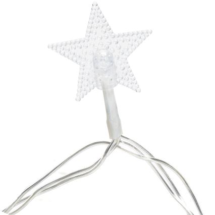 Aigostar - LED zewnętrzny łańcuch świąteczny 50xLED/8 funkcji 8m IP44 ciepła biała