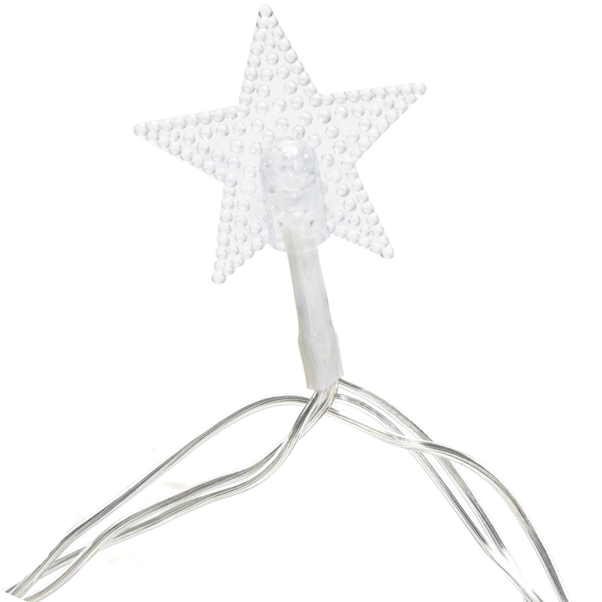 Aigostar - LED Zewnętrzny łańcuch świąteczny 50xLED/8 funkcji 8m IP44 ciepła biel