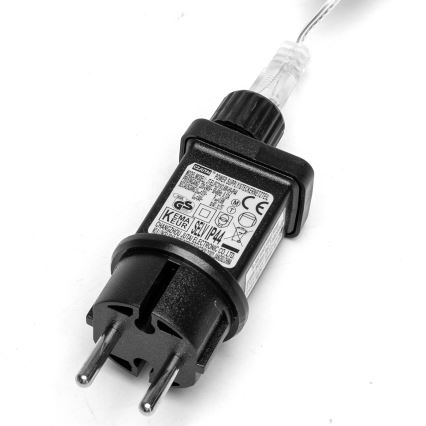 Aigostar - LED Zewnętrzny łańcuch świąteczny 50xLED/8 funkcji 8m IP44 ciepła biel
