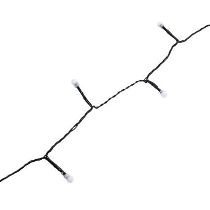 Aigostar - LED zewnętrzny łańcuch świąteczny 50xLED/8 funkcji 8m IP44 ciepła biel