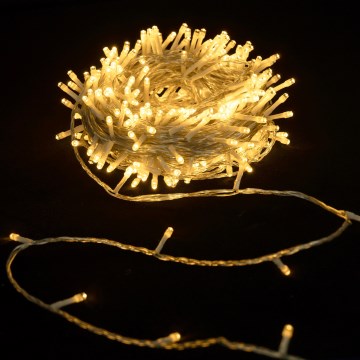 Aigostar - LED Zewnętrzny łańcuch świąteczny 600xLED 30m IP44 ciepła biała