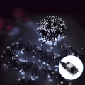 Aigostar - LED Zewnętrzny łańcuch świąteczny 600xLED/8 funkcji 18m IP44 zimna biel