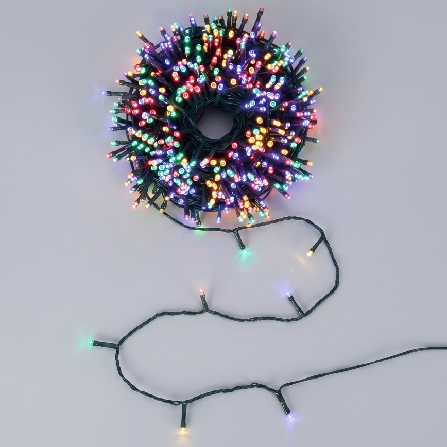 Aigostar - LED zewnętrzny łańcuch świąteczny 750xLED/8 funkcji 78m IP44 wielokolorowy