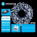 Aigostar - LED Zewnętrzny łańcuch świąteczny 800xLED/8 funkcji 23m IP44 zimna biel
