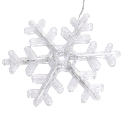 Aigostar - Zewnętrzny łańcuch świąteczny LED 84xLED/8 funkcji 1,2x1m IP44 ciepła biała, śnieżynki