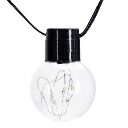 Aigostar - Dekoracyjny łańcuch świetlny LED do użytku zewnętrznego, 160 diod LED, 10 m, IP44, ciepła biel