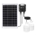 Aigostar - LED Żyrandol solarny 2xLED/35W/12V 6000 mAh 6500K śr. 10 cm + pilot zdalnego sterowania