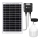 Aigostar - LED Żyrandol solarny LED/70W/12V 6000 mAh 6500K śr. 12 cm + pilot zdalnego sterowania