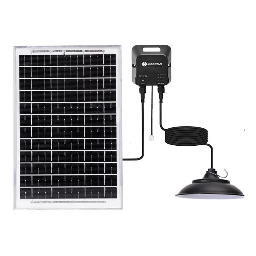 Aigostar - LED Żyrandol solarny LED/70W/12V 6000 mAh 6500K śr. 23,5 cm + pilot zdalnego sterowania